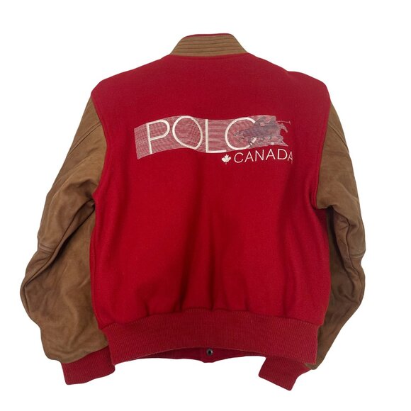 Vintage Polo Training Canada Varsity Jacket M - Picture 2 of 5